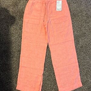 Athleta retreat linen wide leg pant for women